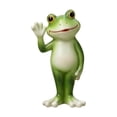 thumbnail image 2 of Deeceymbur Stretching Frog Resin Garden Statue Outdoor Decor Patio Yard Pond Whimsical Cute Sculpture Hand-Painted Weather Resistant Ornament Garden Indoor, 2 of 5