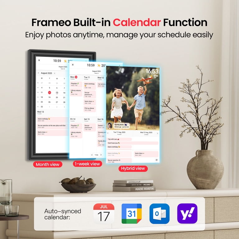 TEMASH 15.6 Inch Large WiFi Digital Picture Frame photo 5