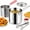 4 PCS, variant on Stainless Steel Deep Fryer Set, Small Pot with Handle, Strainer Basket & Oil Container Personal Mini Deep Fryer for Fries, Fish, Chicken (3 Piece set)