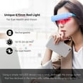 thumbnail image 3 of Red Light Therapy Glasses for Vision Improvement & Eye Health, 670nm Wearable Light Therapy Glasses - Helps Improve Eyesight, Reduce Eye Strain, Enhance Sleep (Red Light), 3 of 9