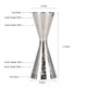 thumbnail image 2 of Jigger de cóctel doble, acero inoxidable, 4.6 pulgadas, taza de medida de 0.5 onzas a 3 onzas Jigger de barra profesional japonés Unbranded 3113200009811, 2 of 7