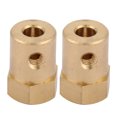 thumbnail image 2 of Conector de motor acoplador de acoplamiento hexagonal de eje extendido de latón de 4 piezas (6 mm), 2 of 8