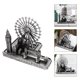 thumbnail image 5 of Figura modelo de escena de la ciudad de Londres, adorno del reloj del Big Ben del Puente de la Torre de Londres, 5 of 6