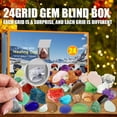 thumbnail image 5 of 24 Pcs Countdown Calendar Advent Calendar Featuring Natural Stone Rocks for Kids and Geology Fans Christmas Ideal for Holiday Celebrations, 5 of 7