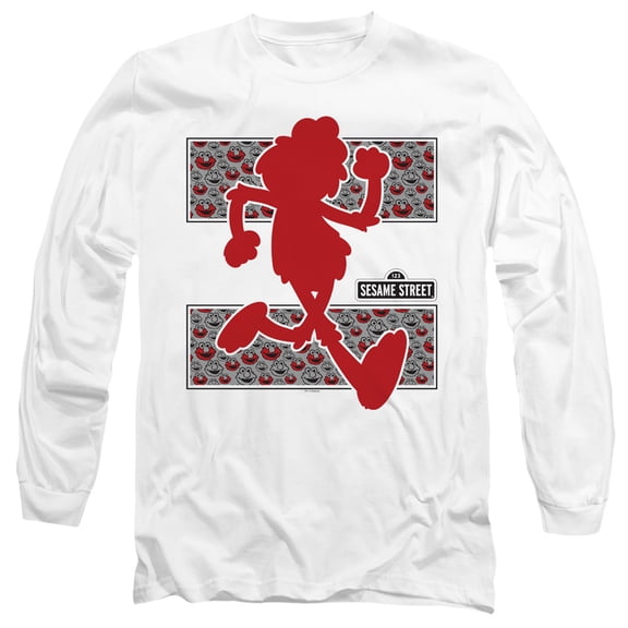 Sesame Street - Elmo Runs - Long Sleeve Shirt - Medium