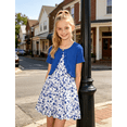 thumbnail image 5 of Lanbubble Girls Dresses Sleeveless Summer Dress with Cardigan for Kids Casual, 7-8 Years, 5 of 9