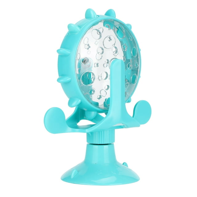 Pet Toy, Food Leakage Cat Puzzle Toy Rotation Healthy For Cat Blue