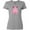 Athletic Heather, variant on Inktastic Cute Monster, Smiling Monster, Pink Monster, Horns Women's T-Shirt