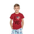 thumbnail image 2 of Kids Girl Boy Print T Shirts Boat Neck Tops Tee for Child Short Sleeve Brunch Cute Fall Summer Shirts 2026 Clothes Fashion Regular Fit Country Concert Y2K 4 Years, 2 of 9