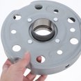thumbnail image 3 of Miangastore Round Silver Rolling Door Hardware Efficient Transmission 1Set, 3 of 9