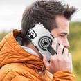 thumbnail image 7 of Magnetic Case for iPhone 11, Support Wireless Charging, Rugged Durable Phone Case with Built-in Kickstand, Anti-Slip Cover Military Grade Drop Protection Case for iPhone 11, Silver, 7 of 7