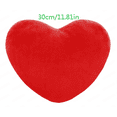 thumbnail image 2 of HOARBOEG Heart Decorative Hug Pillow, Love Throw Pillow Soft Plush Lumbar Cushion, Cute Back Cushion for Sofa, Bed, Dining, Gifts for Girls, Valentine's Day Gift, 2 of 3