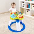 thumbnail image 2 of Costway 3 in 1 Baby Stationary Activity Center Walk-Around Kids Play Table Set Blue, 2 of 10