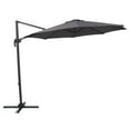 thumbnail image 1 of CorLiving 9.5ft Offset Tilting and Rotating Outdoor Umbrella with Aluminum and Steel Frame and Durable Canopy, 1 of 8