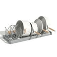thumbnail image 3 of Expandable Pan Organizer with 12 Adjustable Shelves, Multifunctional Pots and Pans Organizer Rack for Kitchen Cabinets, Pot Rack Lid Holder, Gray, 3 of 11