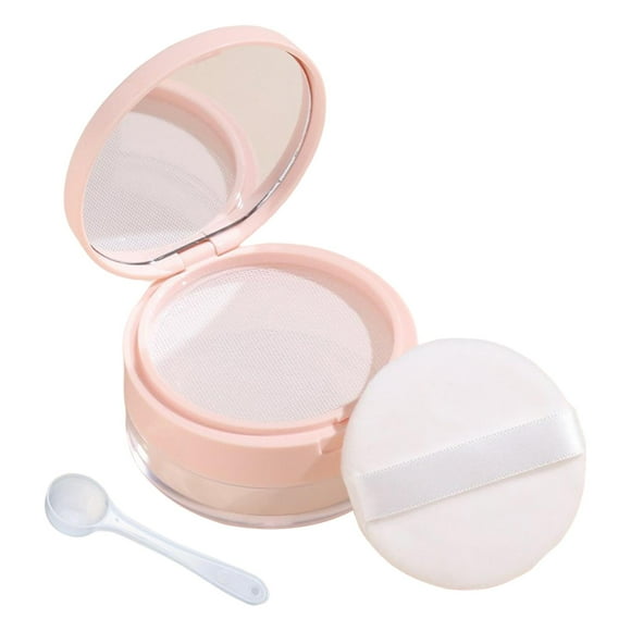 Estuche de polvo de maquillaje DIY portátil vacío recargable para esposa, amante, mamá, accesorios livianos convenientes y duraderos, fácil de F Colco Titular de maquillaje