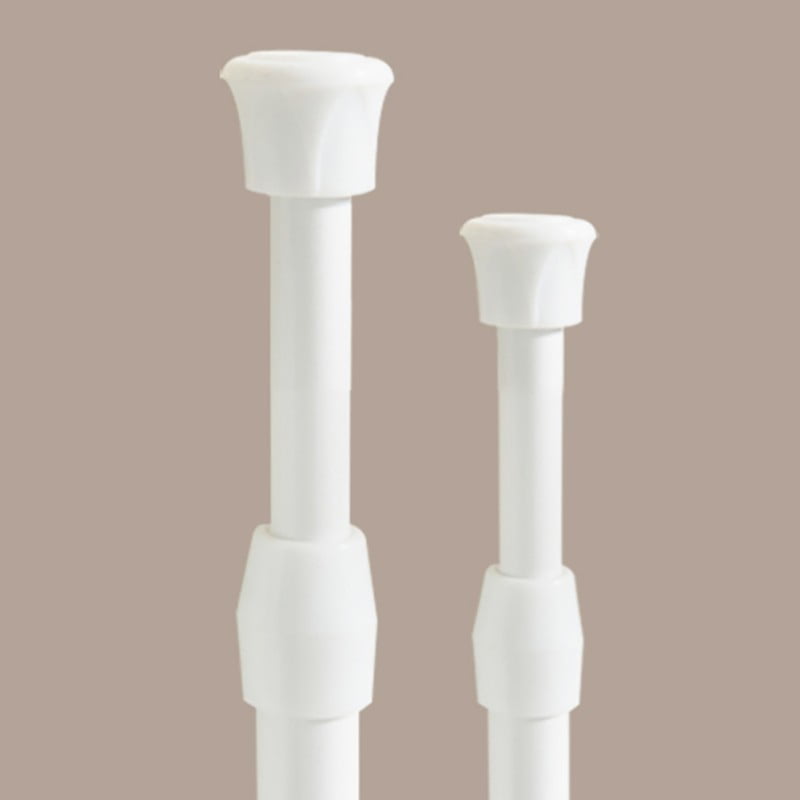 Adjustable Spring Loaded Bathroom Shower Curtain Rod 23.6-43.3'