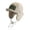 Beige, variant on 5-Panel Color Block Trapper Hat Windproof Sherpa Lined Aviator Winter Cap for Cycling and Outdoor Beige