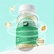 Pumpkin Seed Oil Capsules- Pumpkin Seed Oil Supplement for Hair Growth, Youthful Skin, Prostate Health, Urinary Tract Support