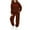 Coffee, variant on Rvasteizo Toddler Outfits Heart Print Long Sleeve Hoodie Cuffed Pants 2-13 Years Unisex Kids Set