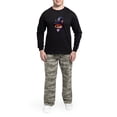 thumbnail image 5 of CafePress - Fox Wizard Magic Fantasy - Men's Long Sleeve Loose Fit Cotton Dark Pajama Set, 5 of 7