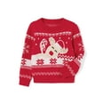 thumbnail image 3 of Elippeo Y2K Ugly Christmas Sweaters Family Matching Knit Pullover Crew Neck Elk Reindeer Themed for Holiday Fall Sweater Party, 3 of 10