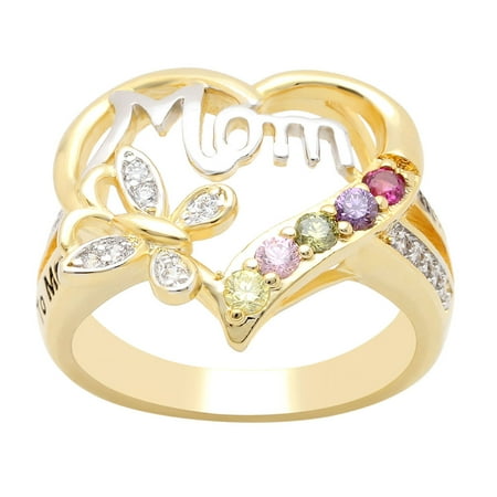 Artcarved Mothers Rings - Mom Heart Ring Inscribed