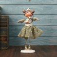 thumbnail image 5 of Apooke Cute Long Leg Girl Figurine Sculpture Resins Craft Standing Girl Statue Book Shelves Table Ornament Home Desktops Decors, 5 of 20