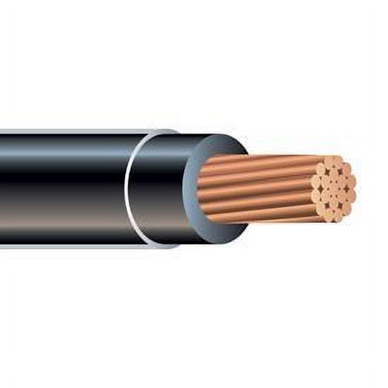 Southwire 12 Stranded Building Wire, Black, 50-Ft. — Indoor & Outdoor Use, NEC-Compliant