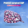 thumbnail image 2 of Colorful Operating Hats Nurses Gourd-shaped Long-time Service Pure Color Dull Polish Professional Assorted Colors Tie Back Working Caps, 2 of 5