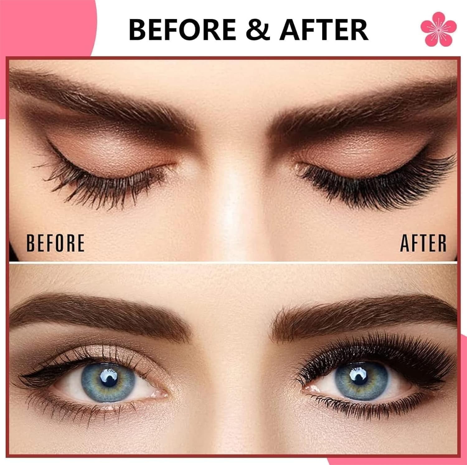 Meylora Magnetic Lashes, Meylora Magnetic Eyelashes with Applicator, Magnetic Eyelashes Without Eyeliner, Reusable Double Sided Magnetic Lashes No Glue or Liner Needed, Natural Look (Natural+Fuller)