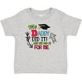 thumbnail image 3 of Inktastic My Daddy Did It and He Did It for Me with Graduation Cap Boys Baby T-Shirt, 3 of 5