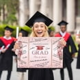 thumbnail image 2 of Graduation Decorations Class Of Congratulations Graduates Alternative Guest Book For Men Women Happy Graduation Congrats Grad Signing Card Board, 2 of 9