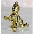 thumbnail image 2 of eSplanade 7.5 cms Brass Gopal Laddoo/Baby Krishna - Brass Laddu Gopal Kishan Baby Krishna Thakurji Murti Idol Statue Sculpture (3"), 2 of 7