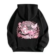 thumbnail image 7 of Vintage Hoodies for Womens Full Zip Up Drawstring Ocean Animal Print Casual Long Sleeved Hoodeded Pullover Trendy Cute Sweatshirt With Pocket, 7 of 7