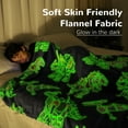 thumbnail image 2 of Glow in The Dark Dinosaur Blanket Soft Fleece Throw for Kids Toddler 40x50, 2 of 6