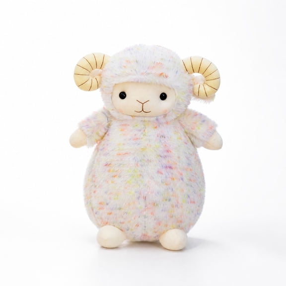 Kiddiway Plush Sheep Animal Toy Stuffed - Soft Cuddly Lamb-like Doll for Kids' Adventure Play, Bookshelf Accent, and Unique Birthday Present