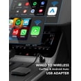 thumbnail image 2 of PHOCAR Carplay Inalambrico y Android Auto Inalambrico para Auto, 2-en 1 Adaptador, Fácil de Usar, Compatible con iPhone y Android Phones, 2 of 5