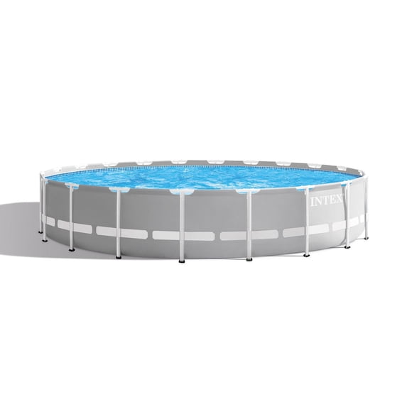 Open Box Intex 20ft x 52in Prism Frame Above Ground Pool Set with Filter Pump