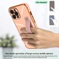 thumbnail image 5 of Compatible with iPhone 12 Pro Case 6.1” Thin for Women Girls,Soft TPU Plating Bumper Wristband Holder Camera Lens Protection Case Slim Shockproof Love Heart Cute Case Cover(Elegant Pink), 5 of 14