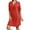 D Hot Pink, variant on Adeawade Women'S Dresses Short Sleeve Linen Dress V Neck Solid Color Loose Beach Dress Simple Style Cute Daily Wear Blue L