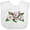 AA-White, variant on Inktastic Mountain Laurel Flowers Boys or Girls Baby Bib