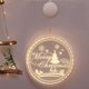 thumbnail image 1 of 1pc 16cm / 6.3in Decoración de Navidad Luz LED Colgante Luz colgante 3D, 1 of 8