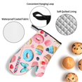 thumbnail image 3 of Pofeuu Cupcakes and Donuts Print Oven Mitts and Pot Holders 4 pcs Set,High Heat Resistant 500 Degree Extra Thicken Long Kitchen Cotton Oven Glove for Cooking, 3 of 6