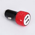 thumbnail image 2 of Cargador De Martillo De Seguridad Para Teléfono Móvil Con Tachuelas De Diamantes, Cargador De Coche De Aleación De Aluminio Para Teléfono De Coche De Carga Rápida Usb Dual Eigraketly VI008647-04, 2 of 7