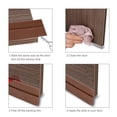 thumbnail image 2 of Door And Window Self\-Adhesive Silicone Sealing Strip Waterproof Soundproof And Moisture\-Proof Insulation Tape Door Seam Hardware Brown LQ7, 2 of 9