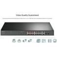 thumbnail image 3 of TP LINK 16-Port 10/100Mbps + 2-Port Gigabit Unmanaged PoE Switch, 3 of 5