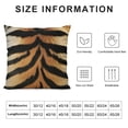 thumbnail image 5 of HENGT  Pillow Covers Animal Tiger Skin Print Throw Pillow Covers Cases for Couch Sofa Bed Home Decor, 5 of 5