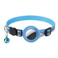 thumbnail image 2 of CBFFDC Collier pour Chat Collier pour Animal Réfléchissant Sangle Réglable Motif Petite Cloche Bouton Collier en Nylon pour Airtag, 2 of 7