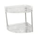 thumbnail image 5 of Organizador de mostrador de baño, bandeja de tocador, estante para especias, 2 niveles, expositor de tazas, soporte para perfumes, para entrada del, 5 of 9